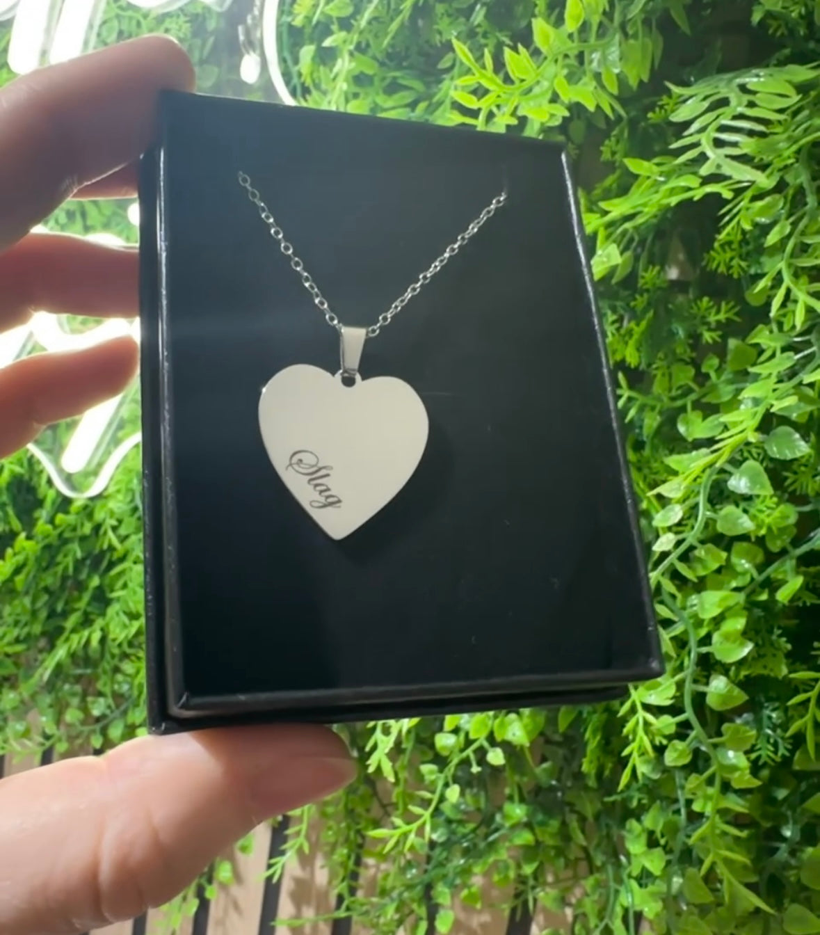 Silver Naughty Necklace