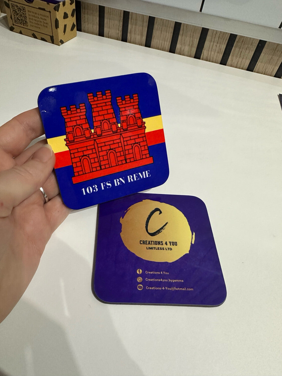 Personalised Wooden Coaster