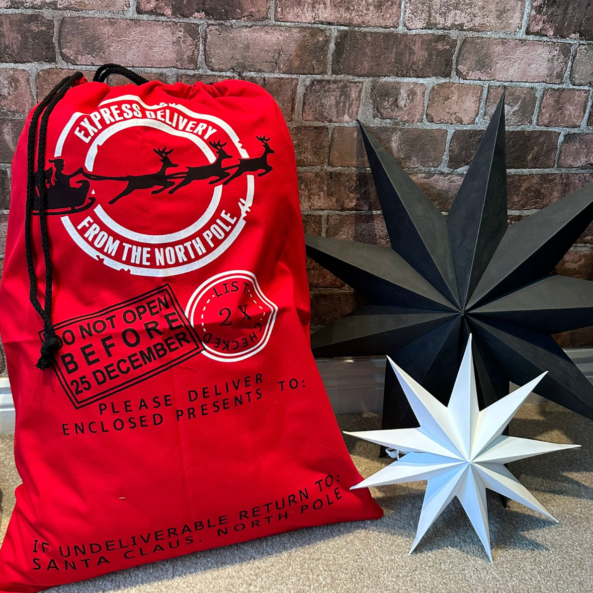 Red Santa Sack