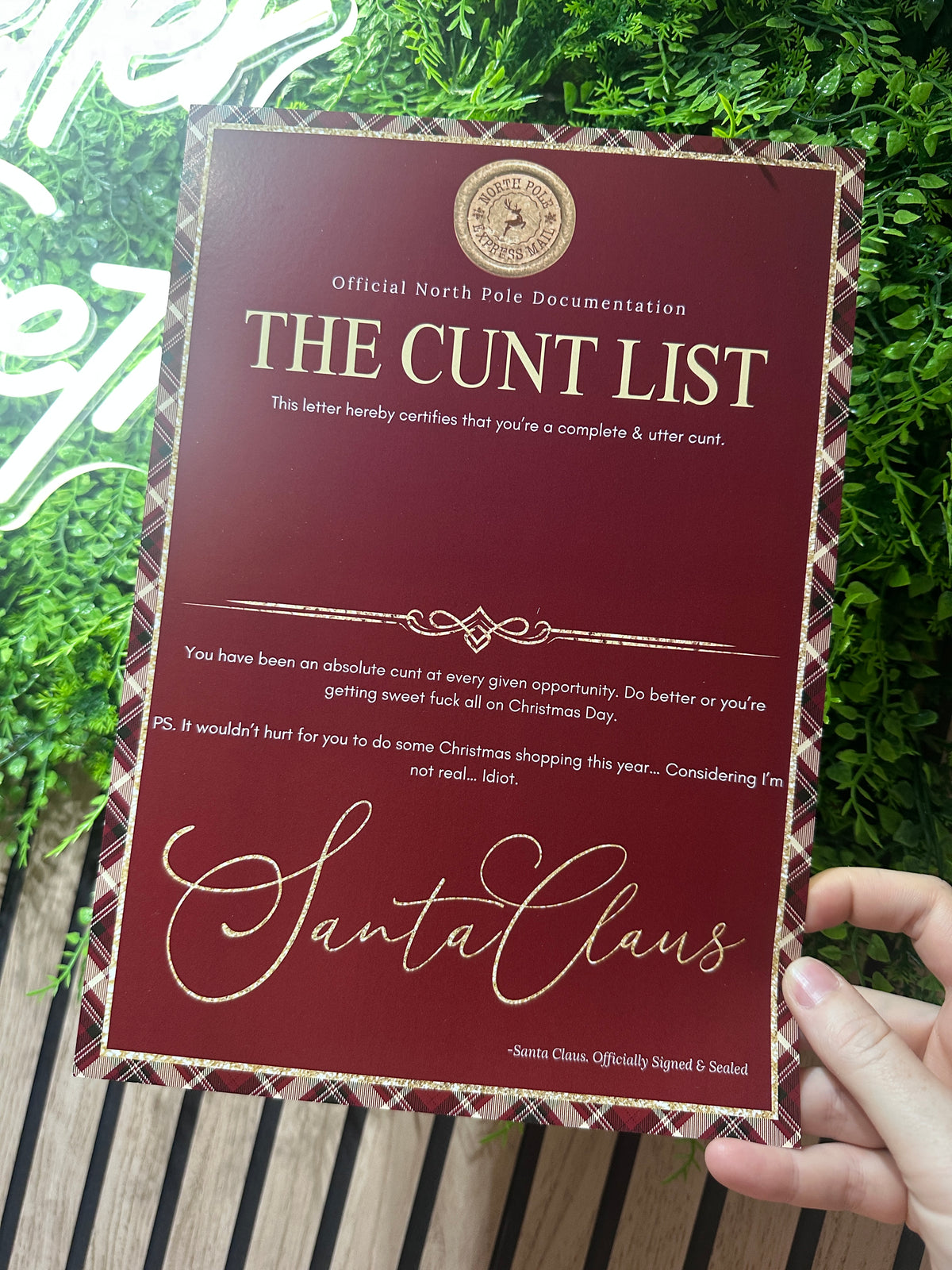 The C**t List