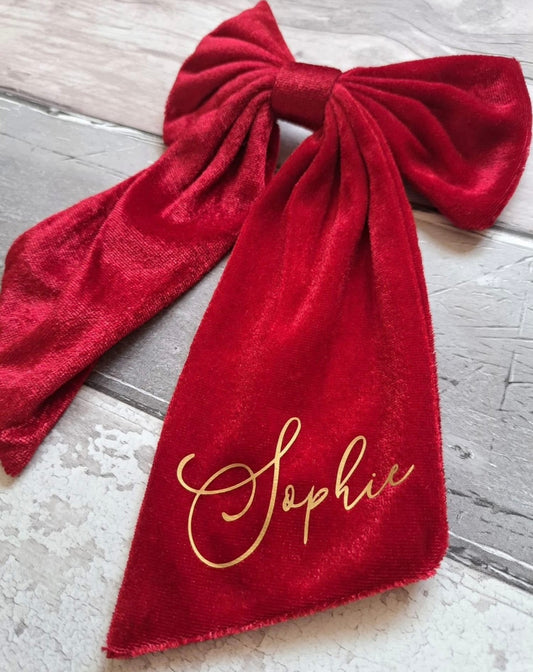 Christmas Hair Bow