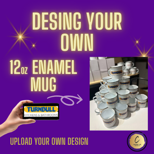 Design Your Own 12oz Enamel Mug