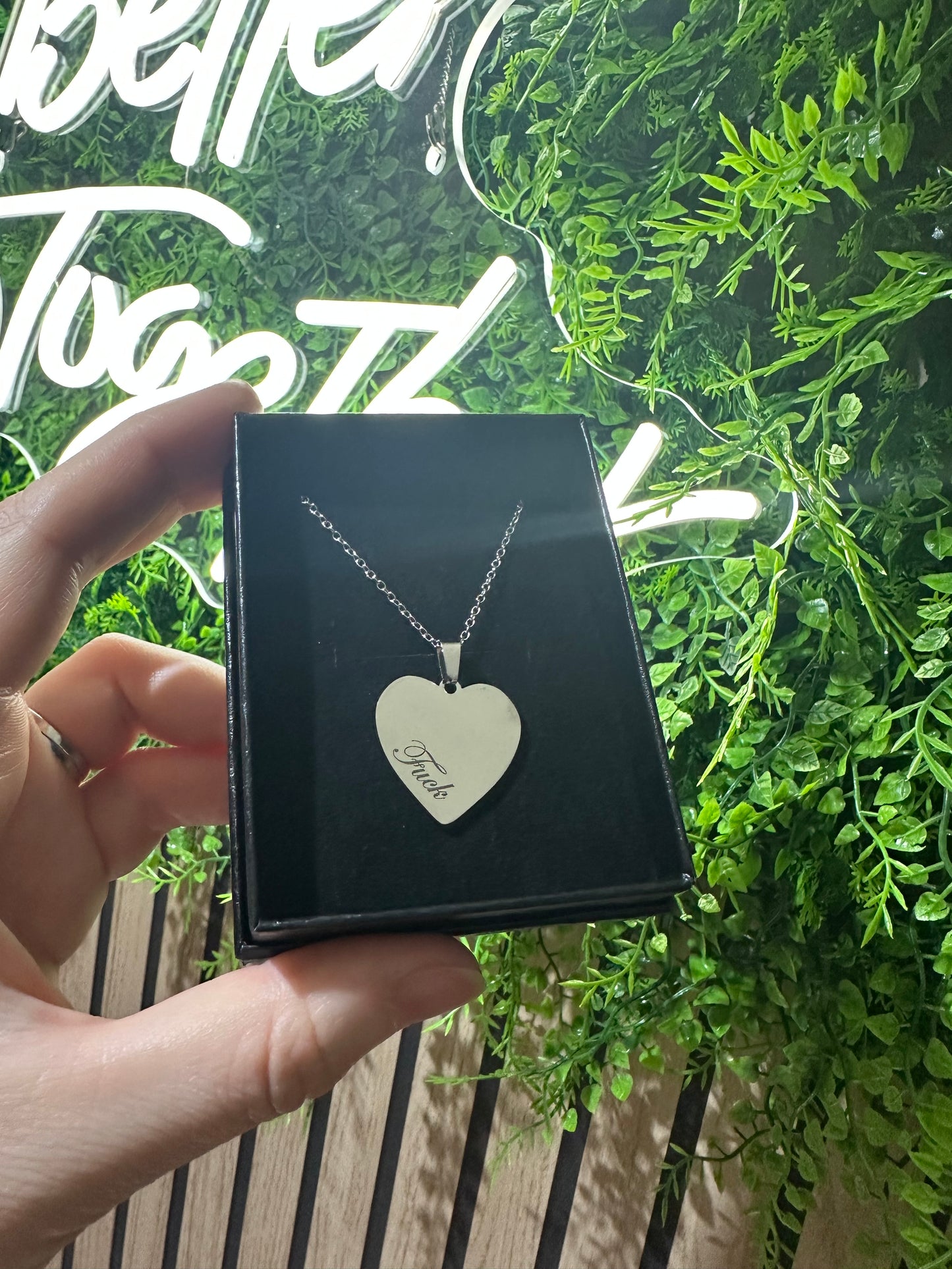 Silver Naughty Necklace