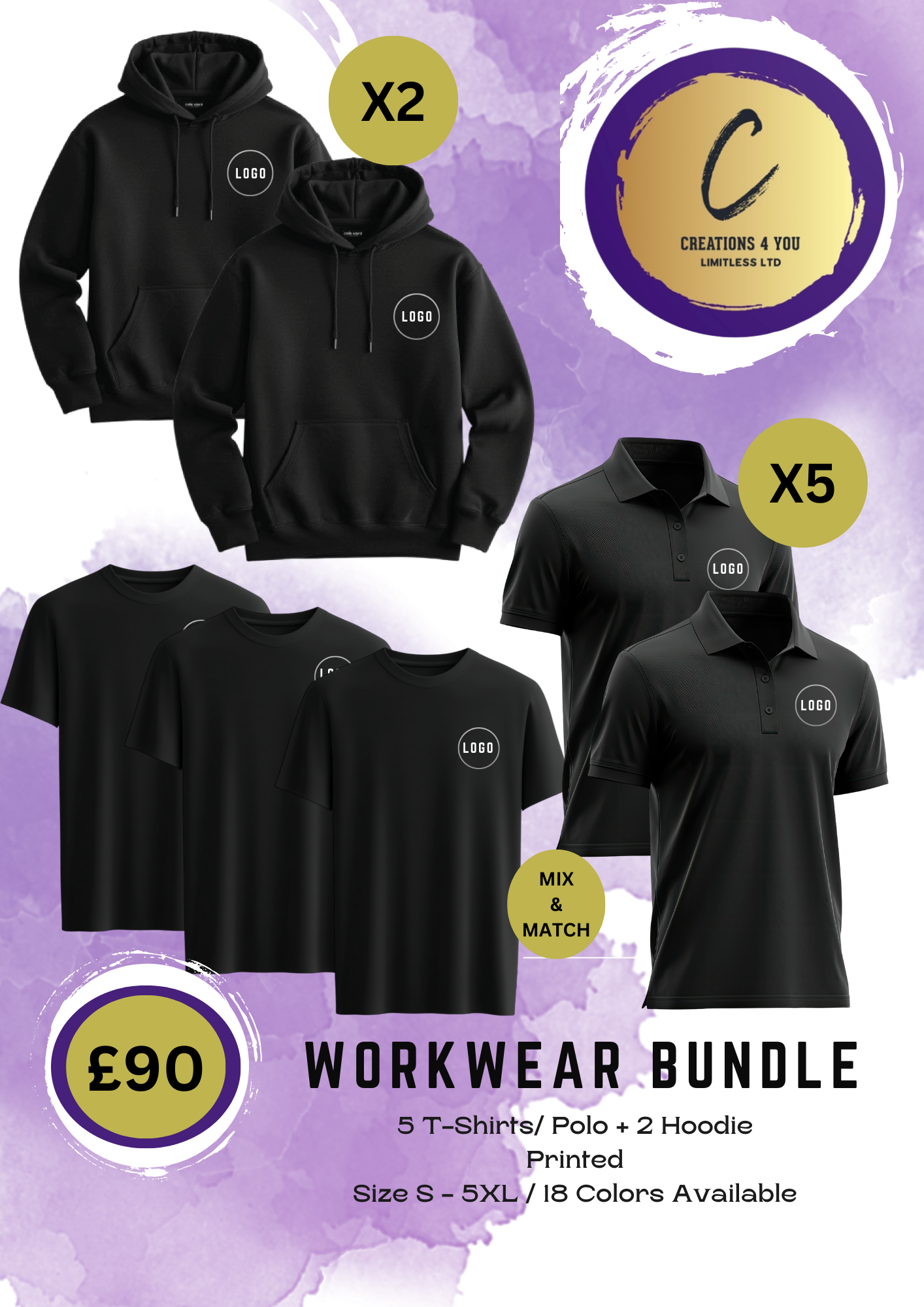 Personalised Workwear Bundle 2