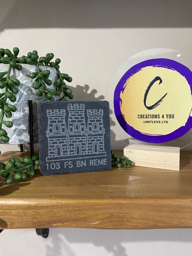 Personalised Slate Coaster