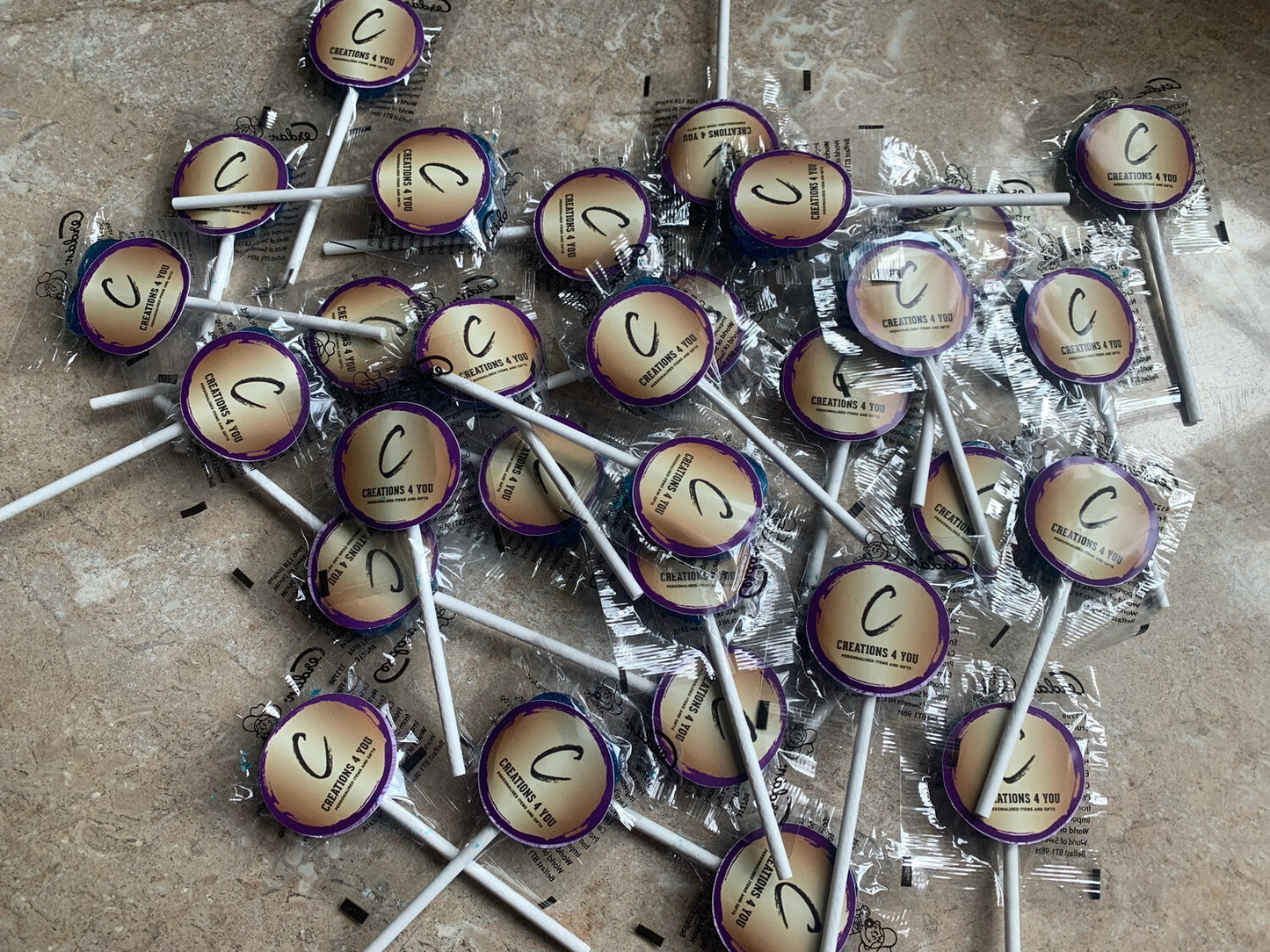 Personalised Lollipops. (Pack of 20)