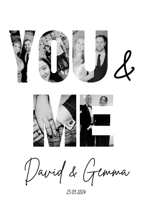 You & Me Print