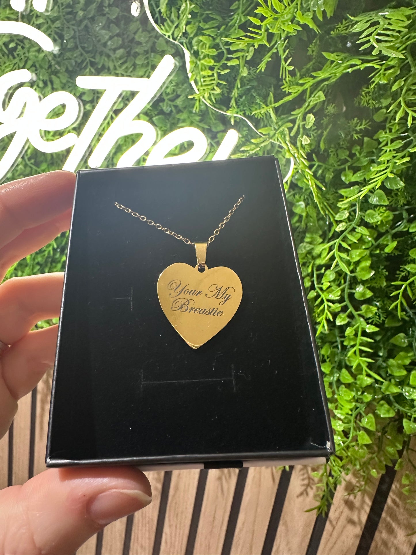Breastie Necklace