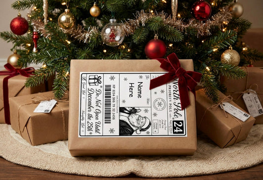 Santa Postal Labels
