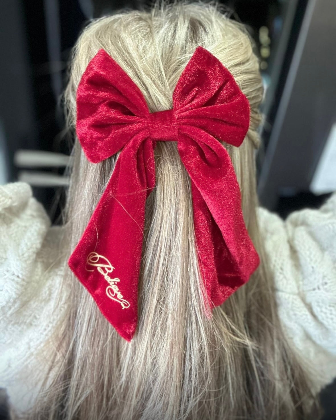 Christmas Hair Bow