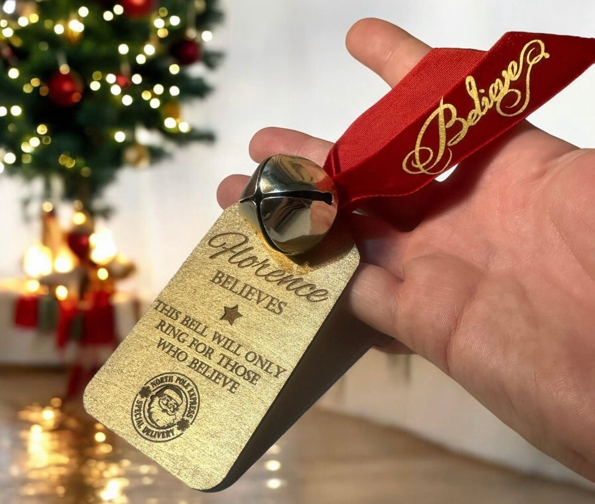 Personalised Believe Bell