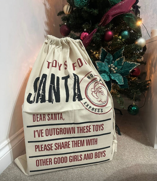 Toys for Santa sack