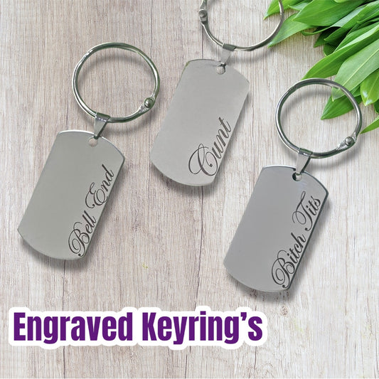Engraved keyring