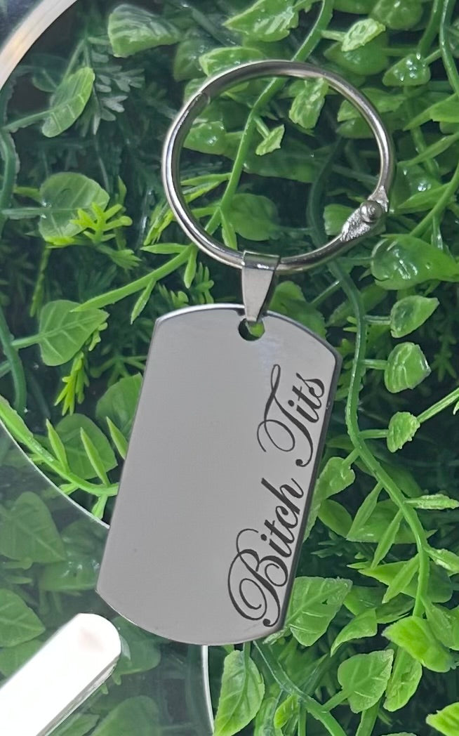 Engraved keyring