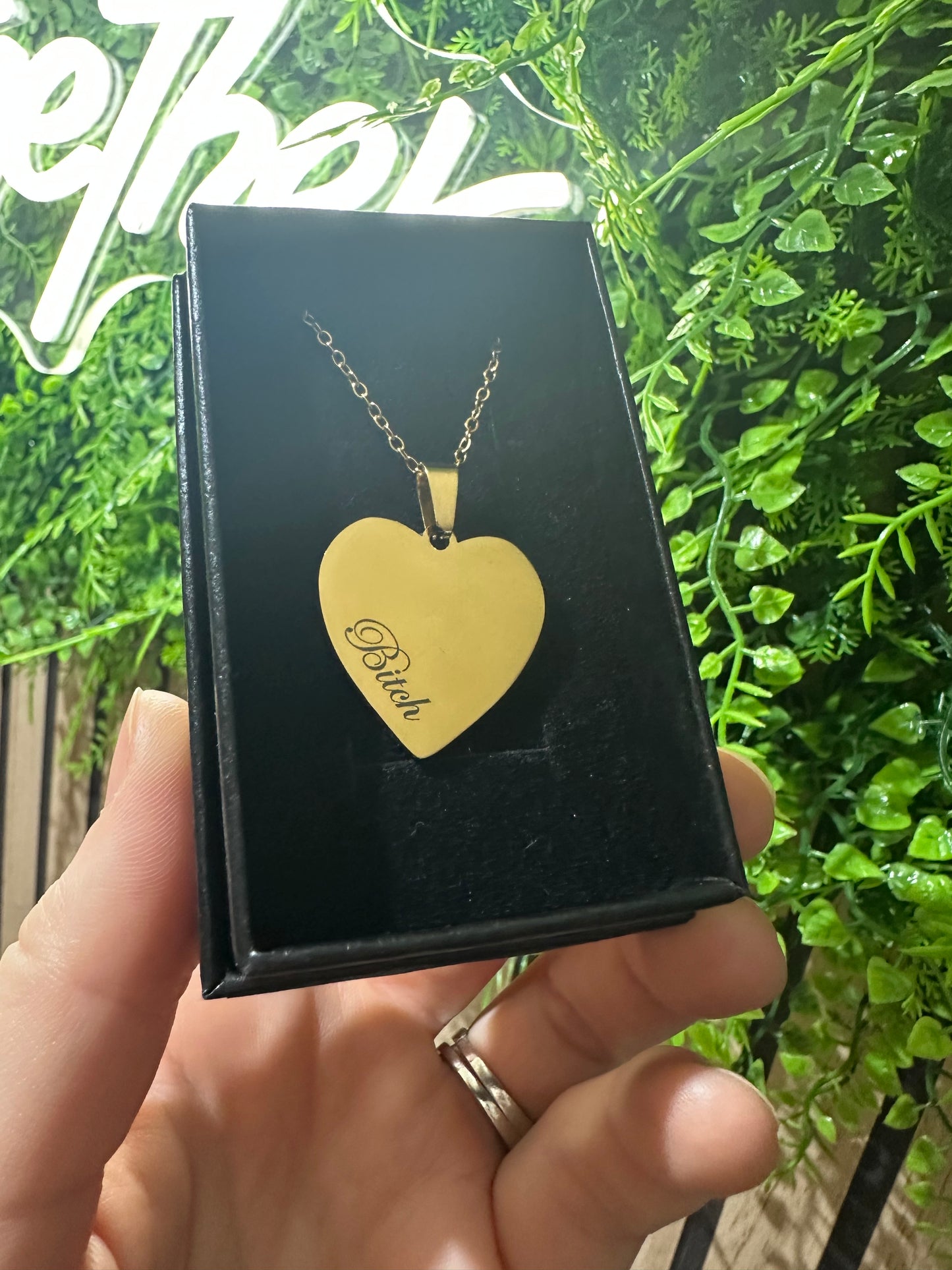 Gold Naughty Necklace