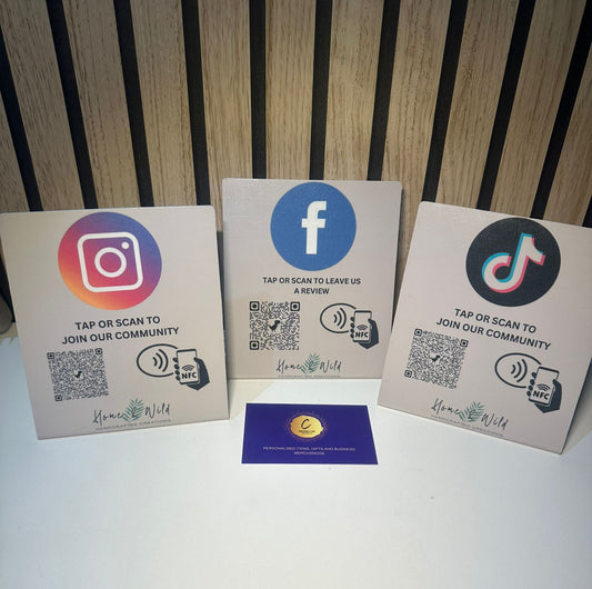 Personalised NFC Stands