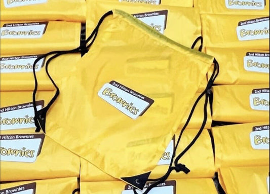 Gilrguiding draw String Bag