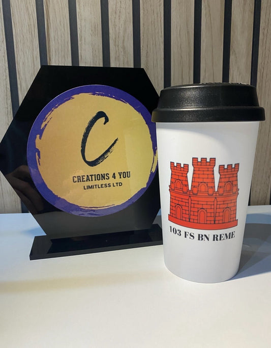 Double Walled Polymer Travel Cup
