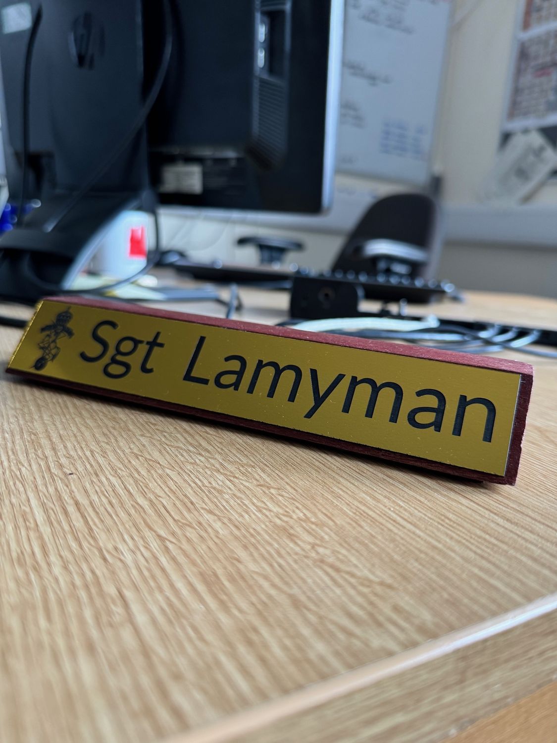 Engraved Name Plaques 'Toblerones'